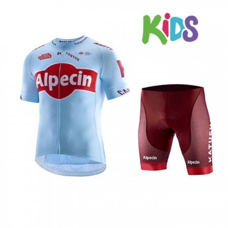 Tenue Cycliste et Cuissard 2019 Team Katusha Alpecin Enfant N001